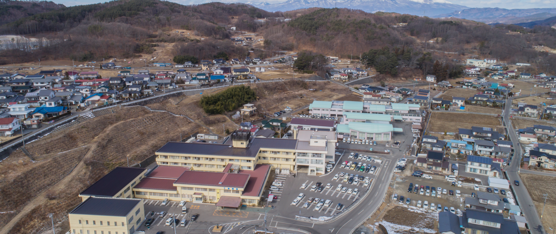 佐久穂町立　千曲病院　空撮